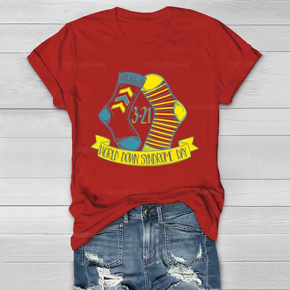 World Down Syndrome Day Socks Healthwear T-shirt