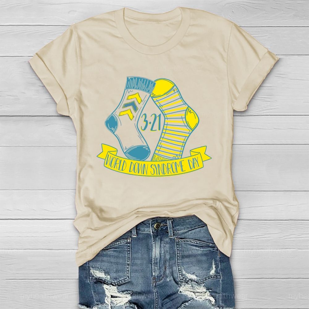 World Down Syndrome Day Socks Healthwear T-shirt