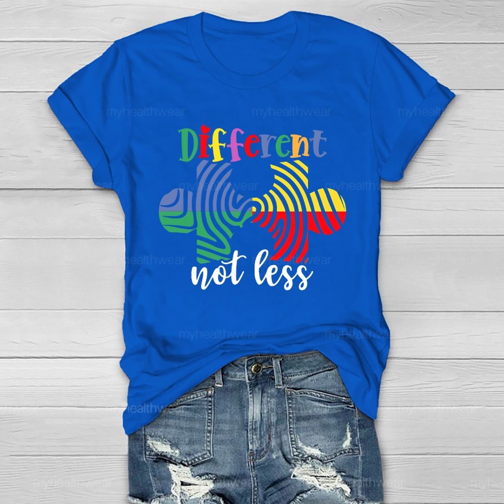 Different Not Less Puzzle Healthwear T-shirt