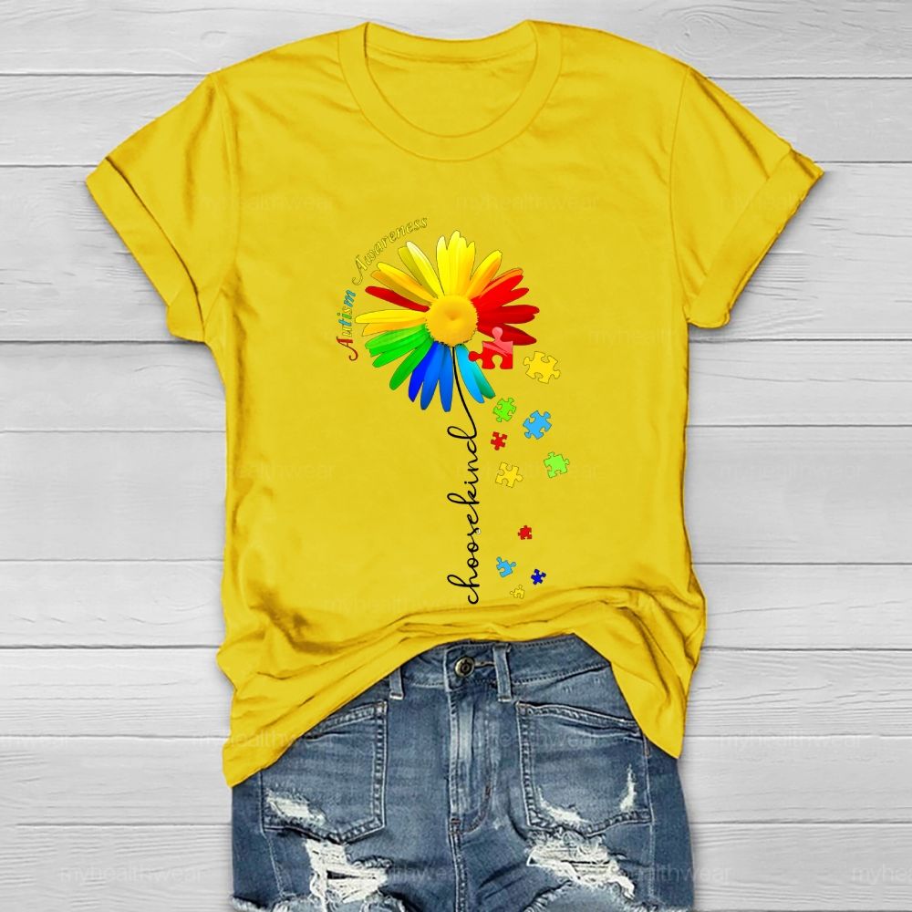 Autism Awareness Choose Kind Healthwear T-shirt