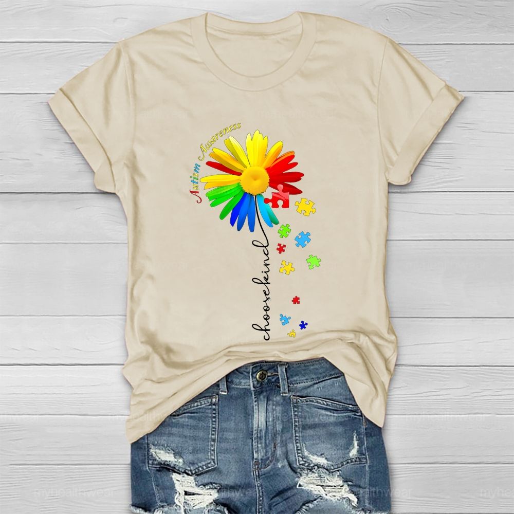 Autism Awareness Choose Kind Healthwear T-shirt