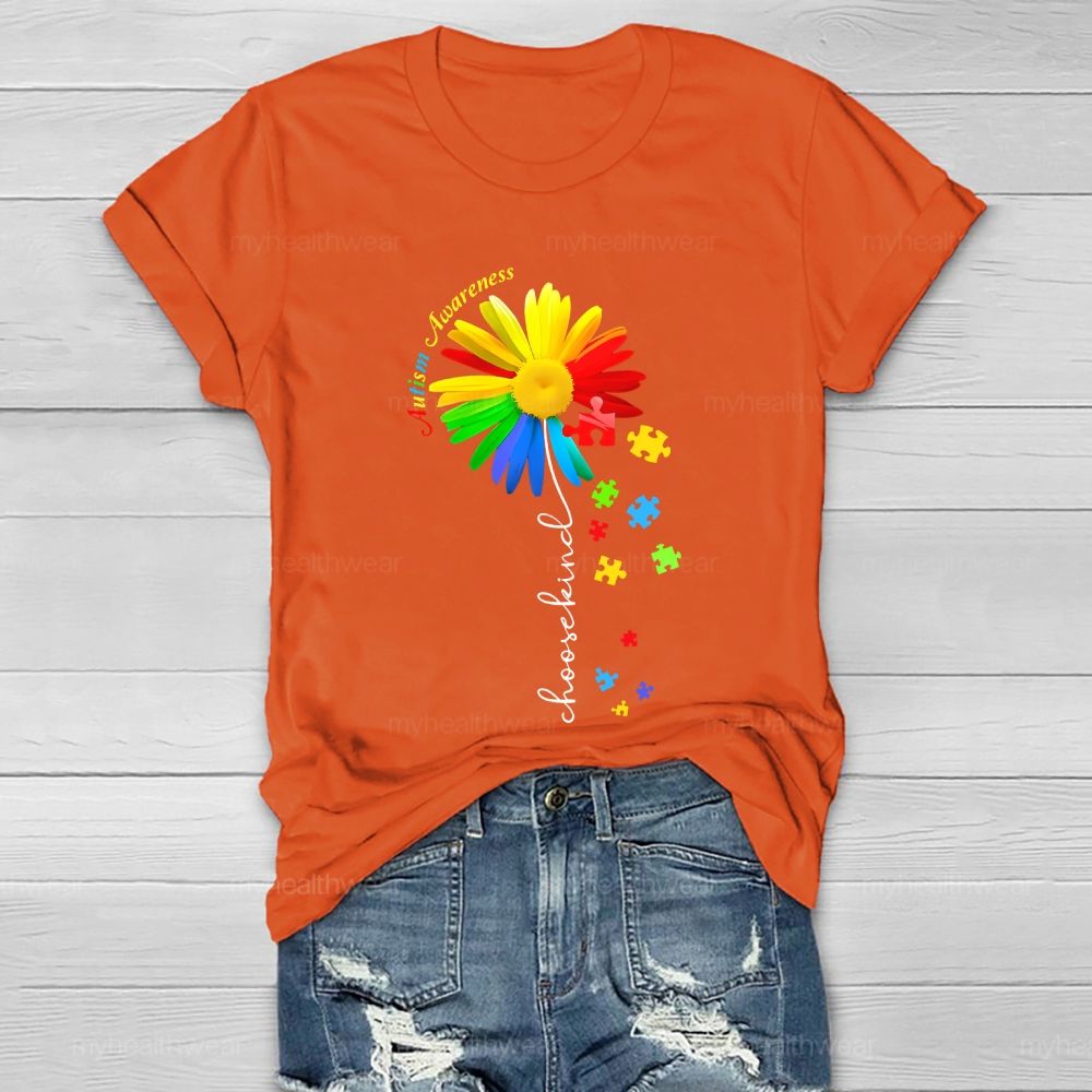Autism Awareness Choose Kind Healthwear T-shirt