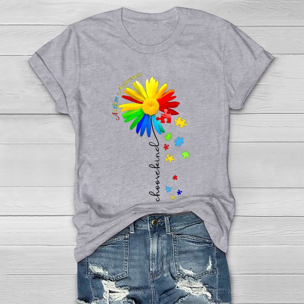 Autism Awareness Choose Kind Healthwear T-shirt