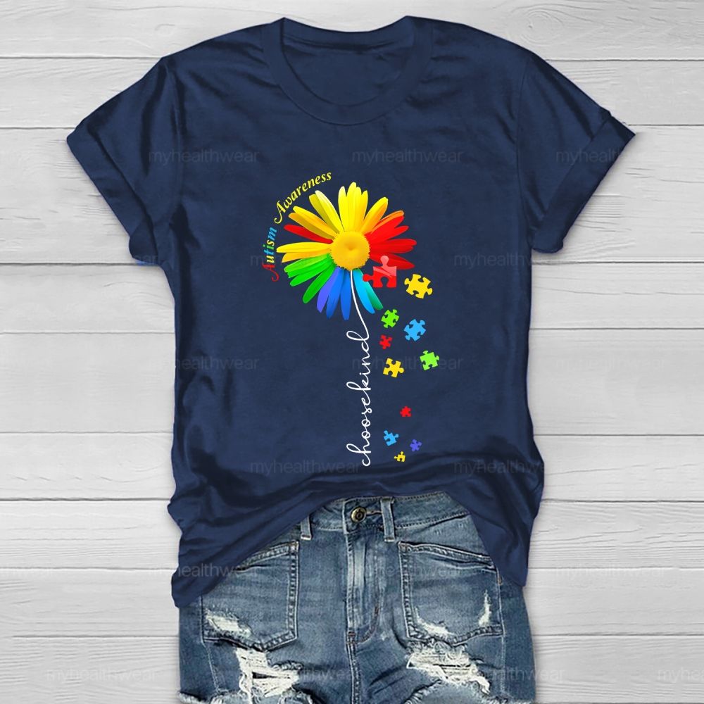 Autism Awareness Choose Kind Healthwear T-shirt