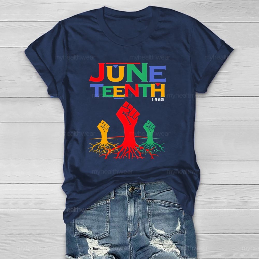 1965 Juneteenth Freedom Day Healthwear T-shirt