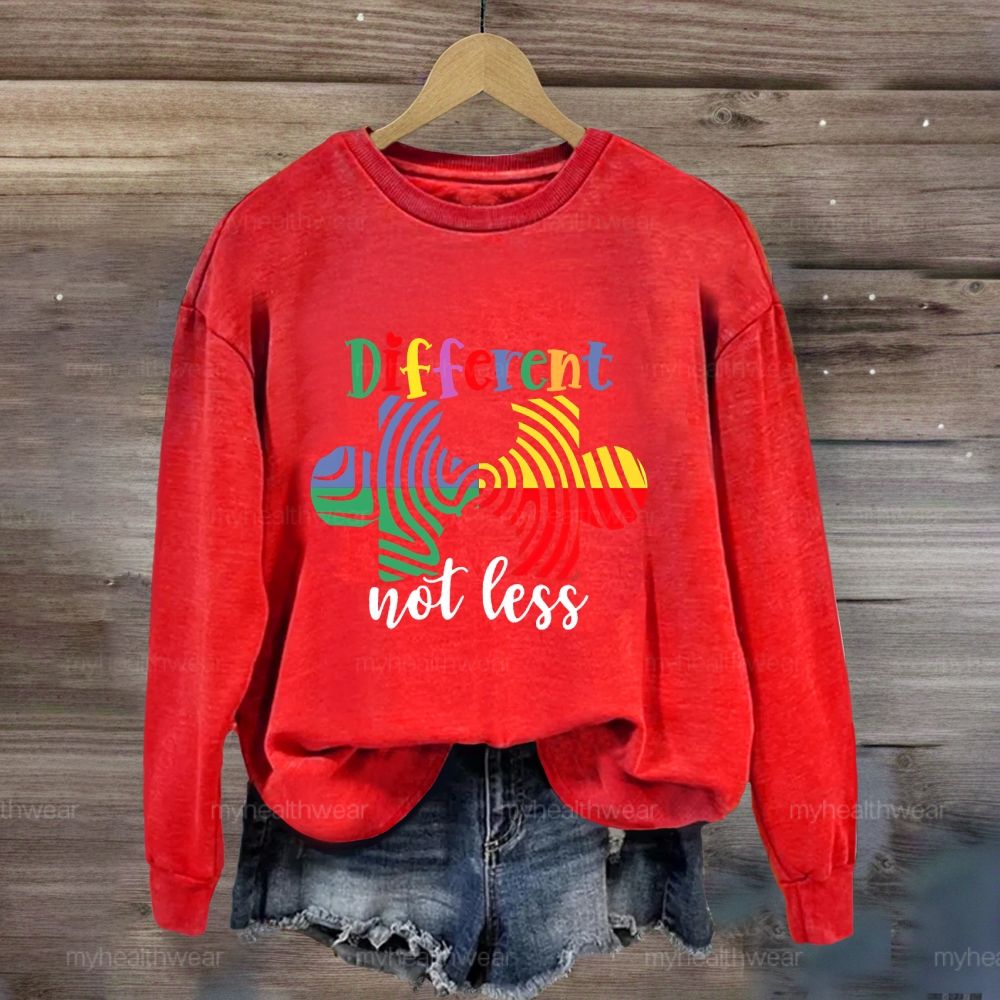 Different Not Less Puzzle Sweatshirt