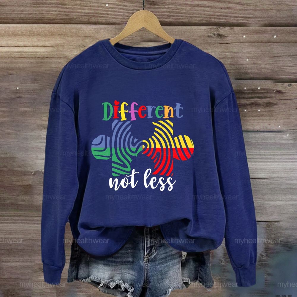 Different Not Less Puzzle Sweatshirt