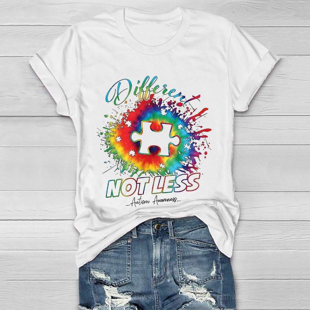 Different Not Less Autism Awareness Healthwear T-shirt