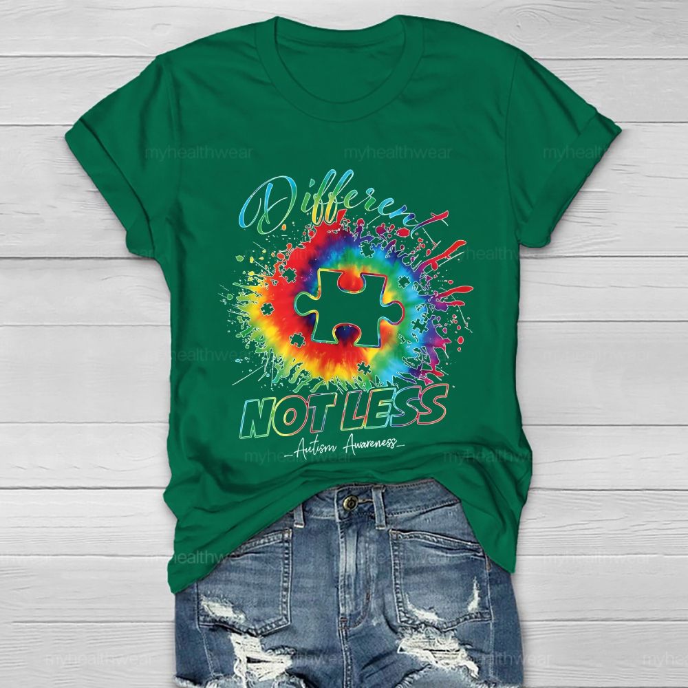 Different Not Less Autism Awareness Healthwear T-shirt