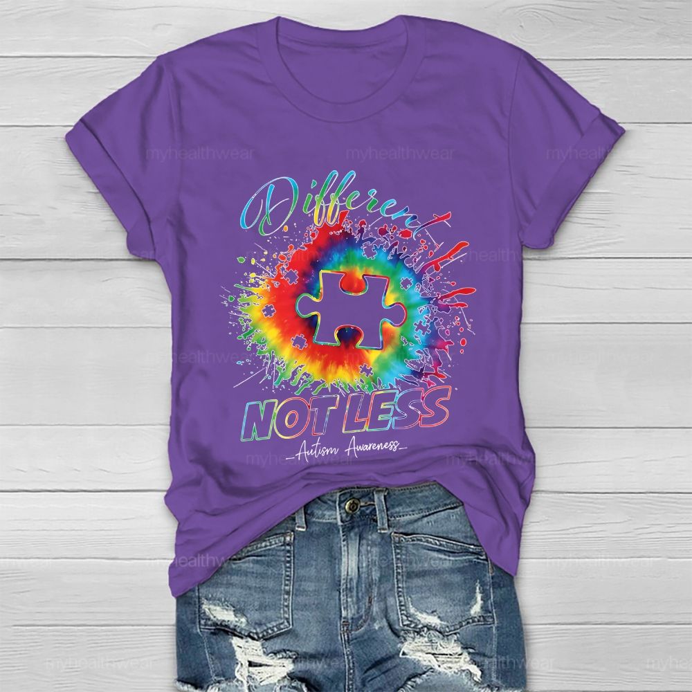 Different Not Less Autism Awareness Healthwear T-shirt