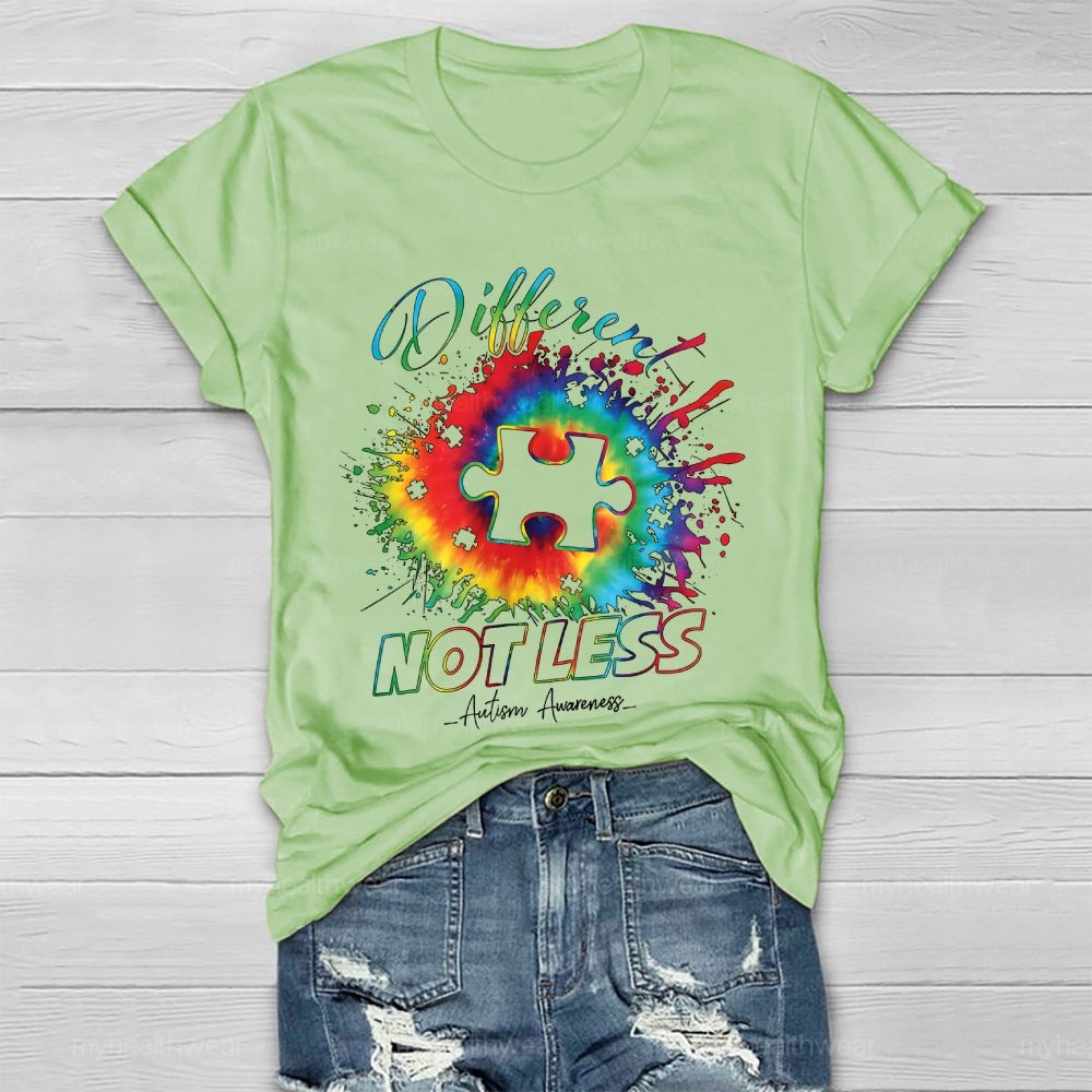 Different Not Less Autism Awareness Healthwear T-shirt