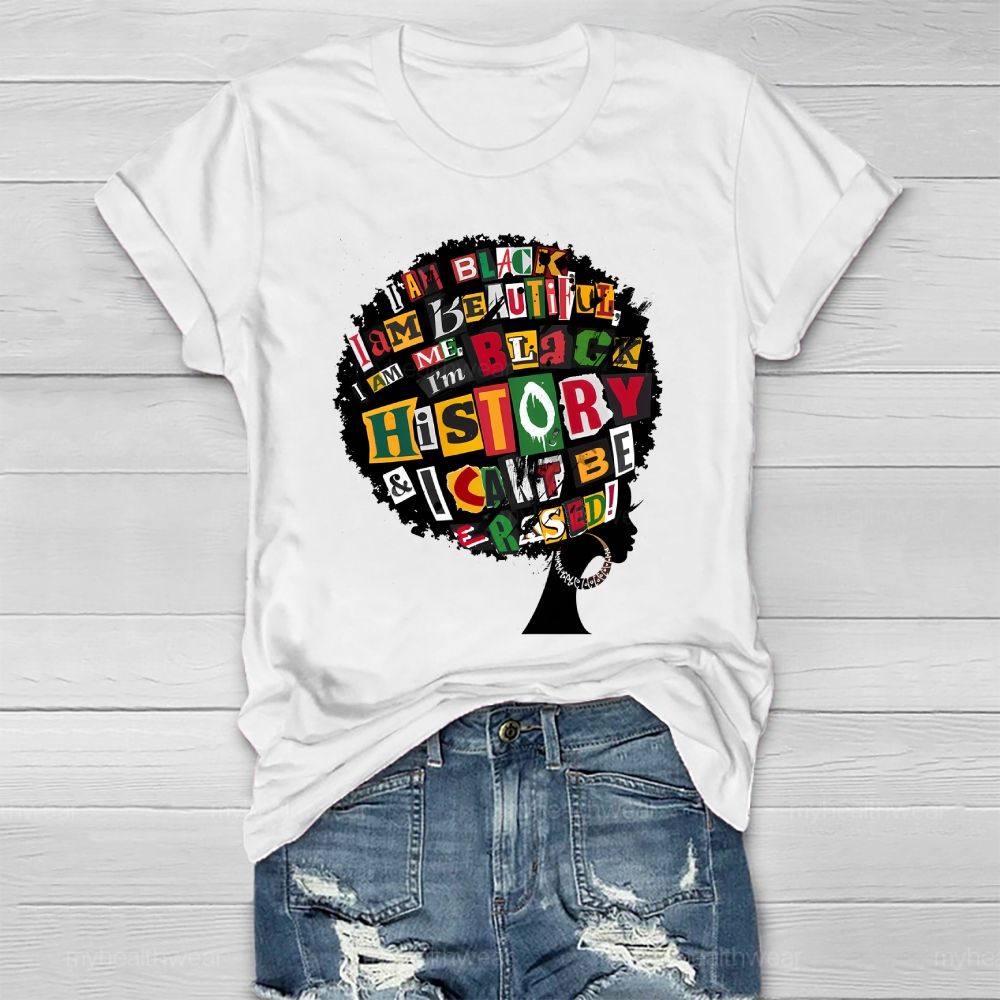 I Am Black I Am Beautiful Healthwear T-shirt