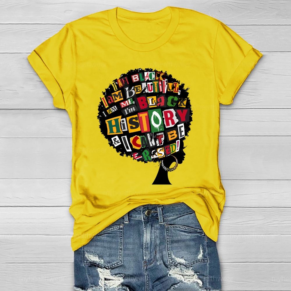 I Am Black I Am Beautiful Healthwear T-shirt