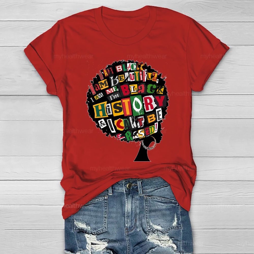 I Am Black I Am Beautiful Healthwear T-shirt