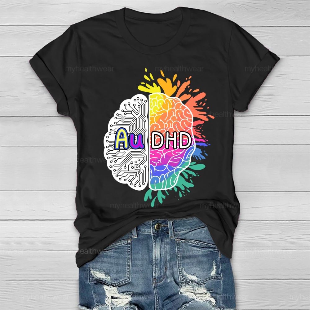 AuDHD Autism ADHD Healthwear T-shirt