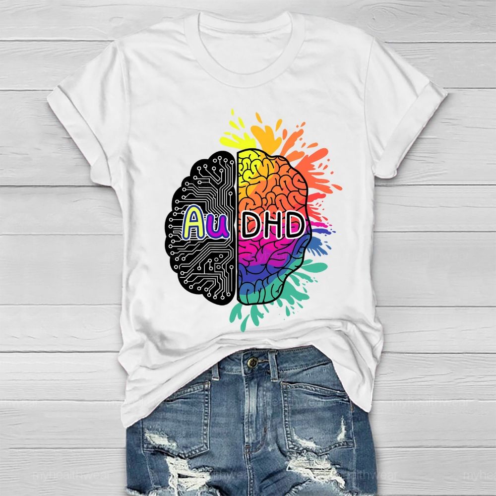AuDHD Autism ADHD Healthwear T-shirt