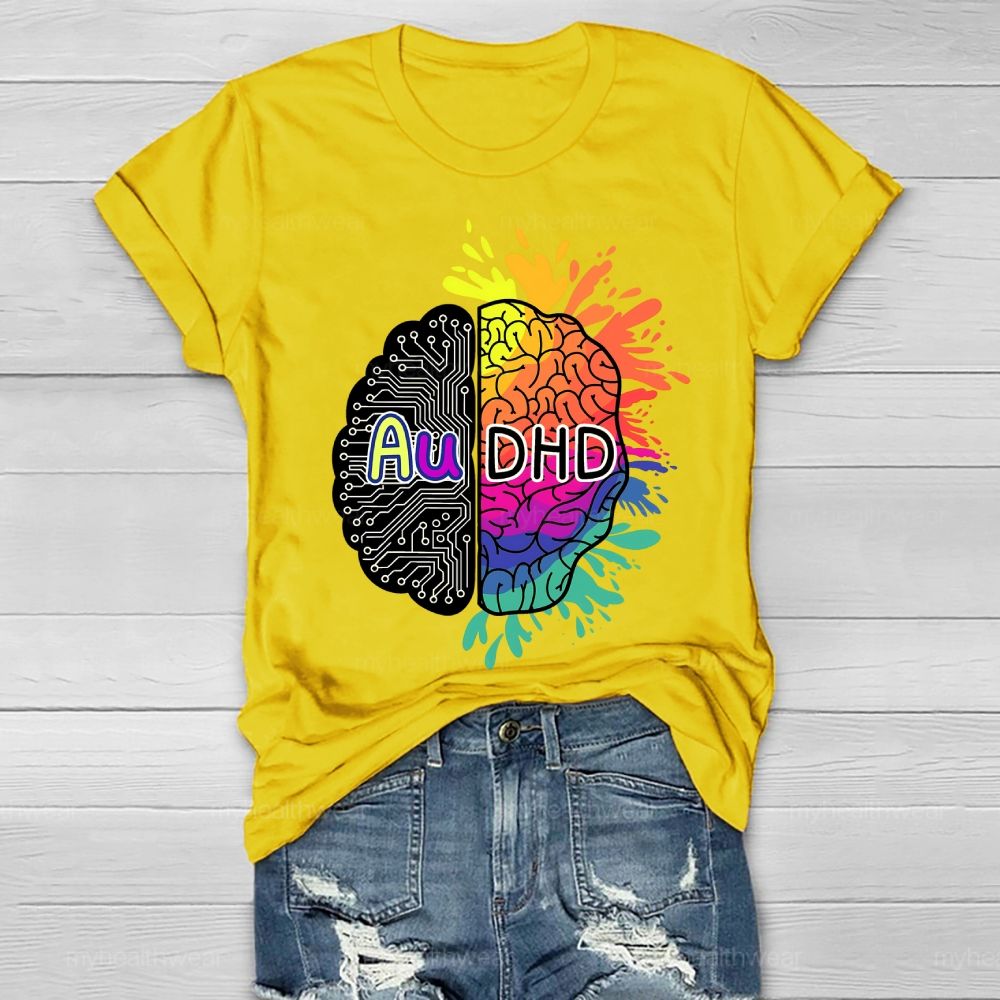 AuDHD Autism ADHD Healthwear T-shirt