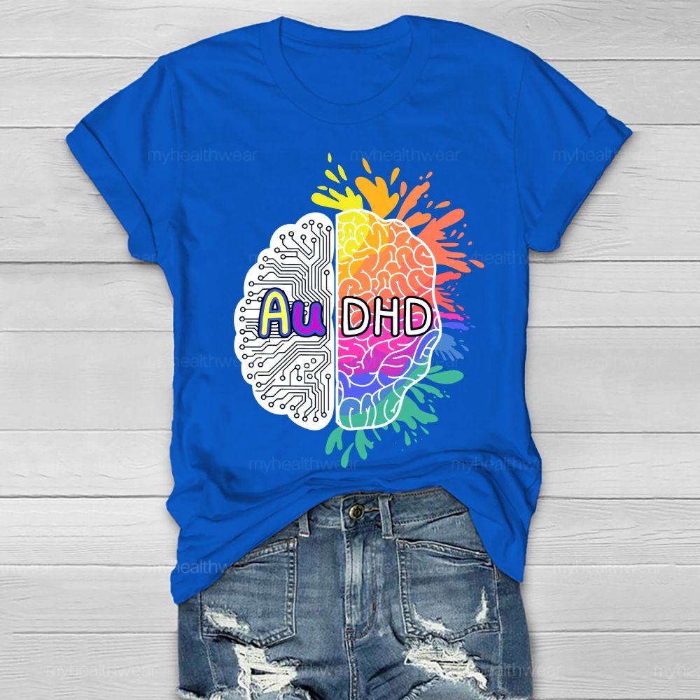 AuDHD Autism ADHD Healthwear T-shirt