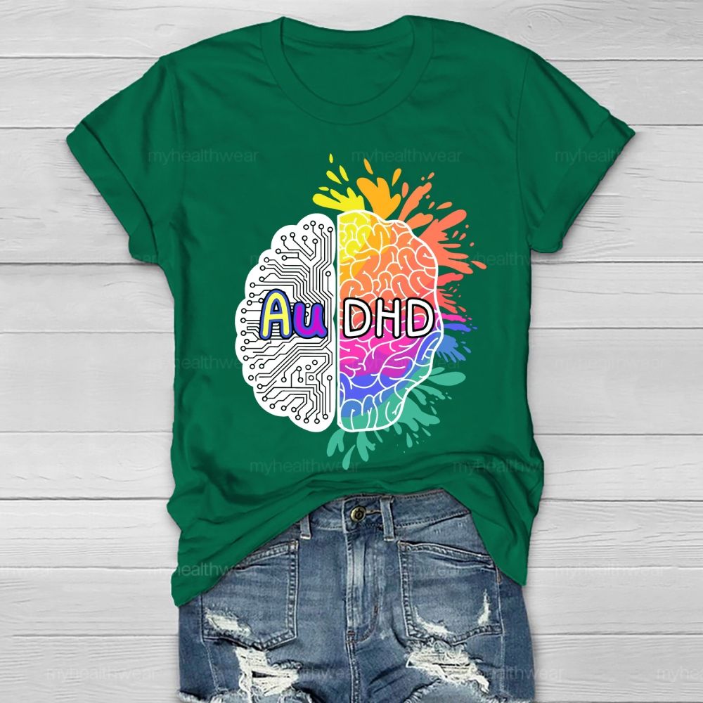AuDHD Autism ADHD Healthwear T-shirt