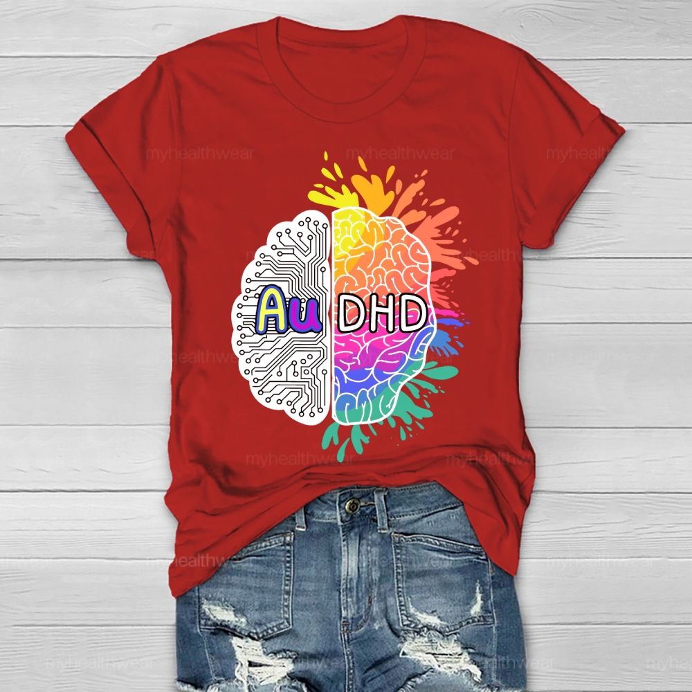AuDHD Autism ADHD Healthwear T-shirt