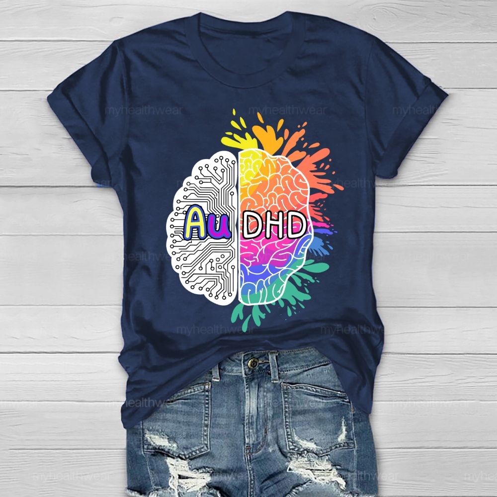 AuDHD Autism ADHD Healthwear T-shirt