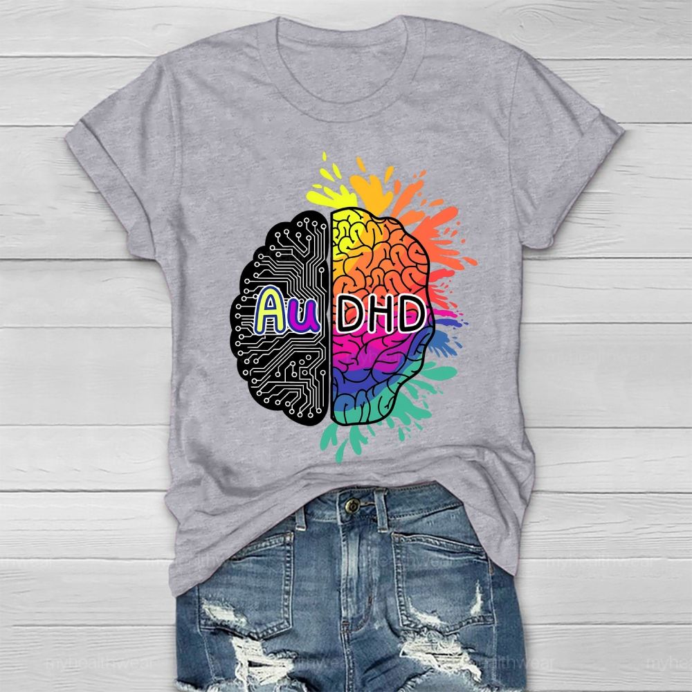 AuDHD Autism ADHD Healthwear T-shirt