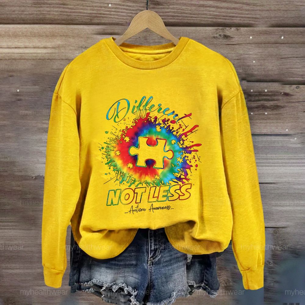 Different Not Less Autism Awareness Sweatshirt