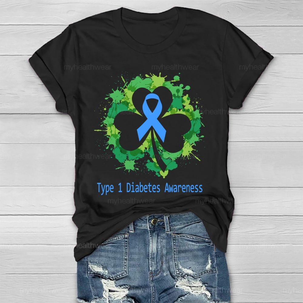 Type 1 Diabetes Awareness Healthwear T-shirt