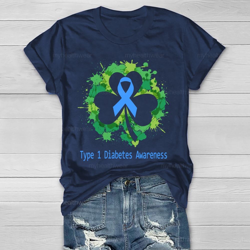 Type 1 Diabetes Awareness Healthwear T-shirt