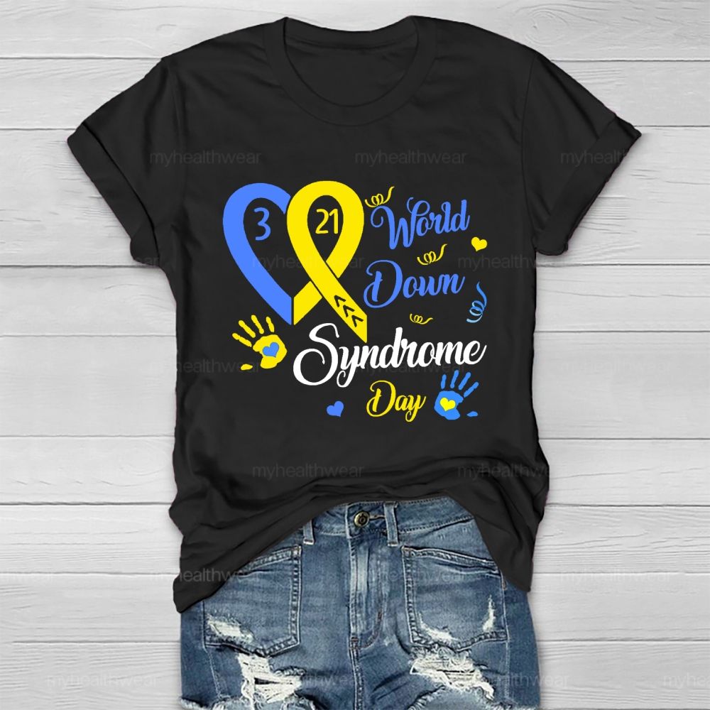 World Down Syndrome Day Healthwear T-shirt
