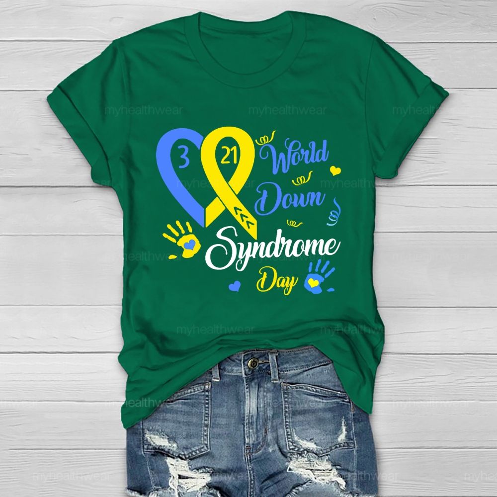 World Down Syndrome Day Healthwear T-shirt