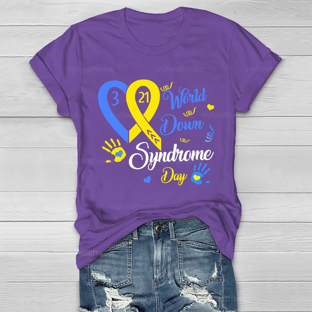 World Down Syndrome Day Healthwear T-shirt
