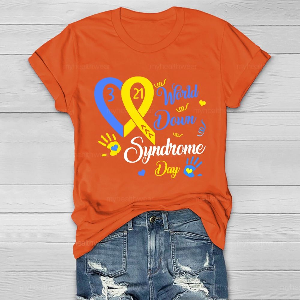World Down Syndrome Day Healthwear T-shirt