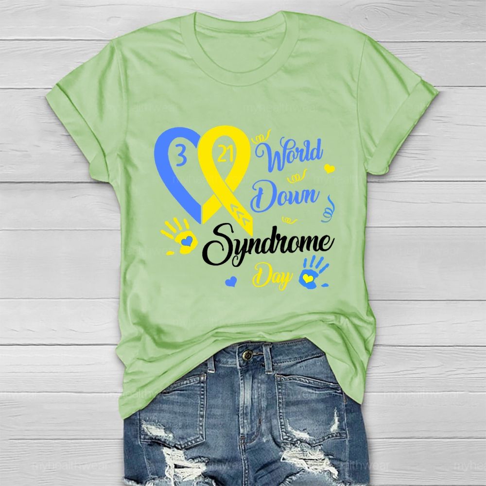 World Down Syndrome Day Healthwear T-shirt