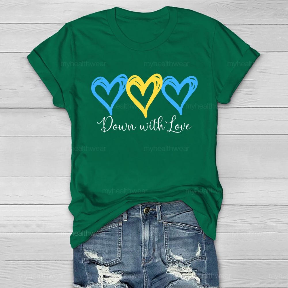 Down With Love Healthwear T-shirt