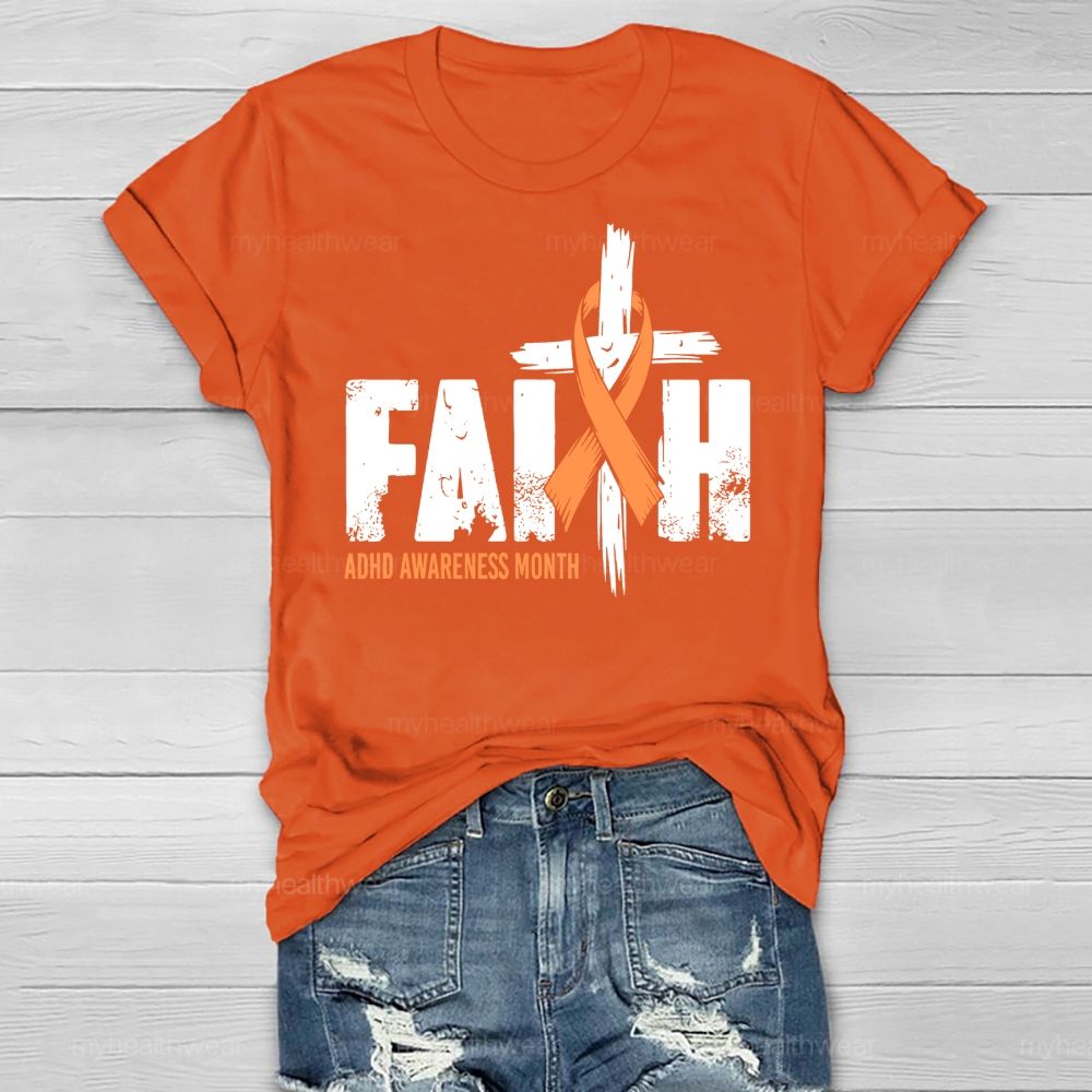 Faith ADHD Awareness Healthwear T-shirt