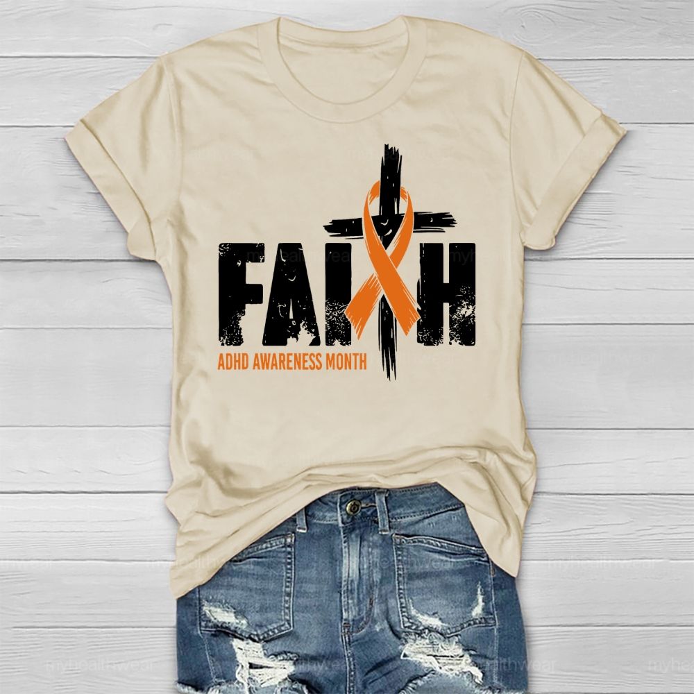Faith ADHD Awareness Healthwear T-shirt