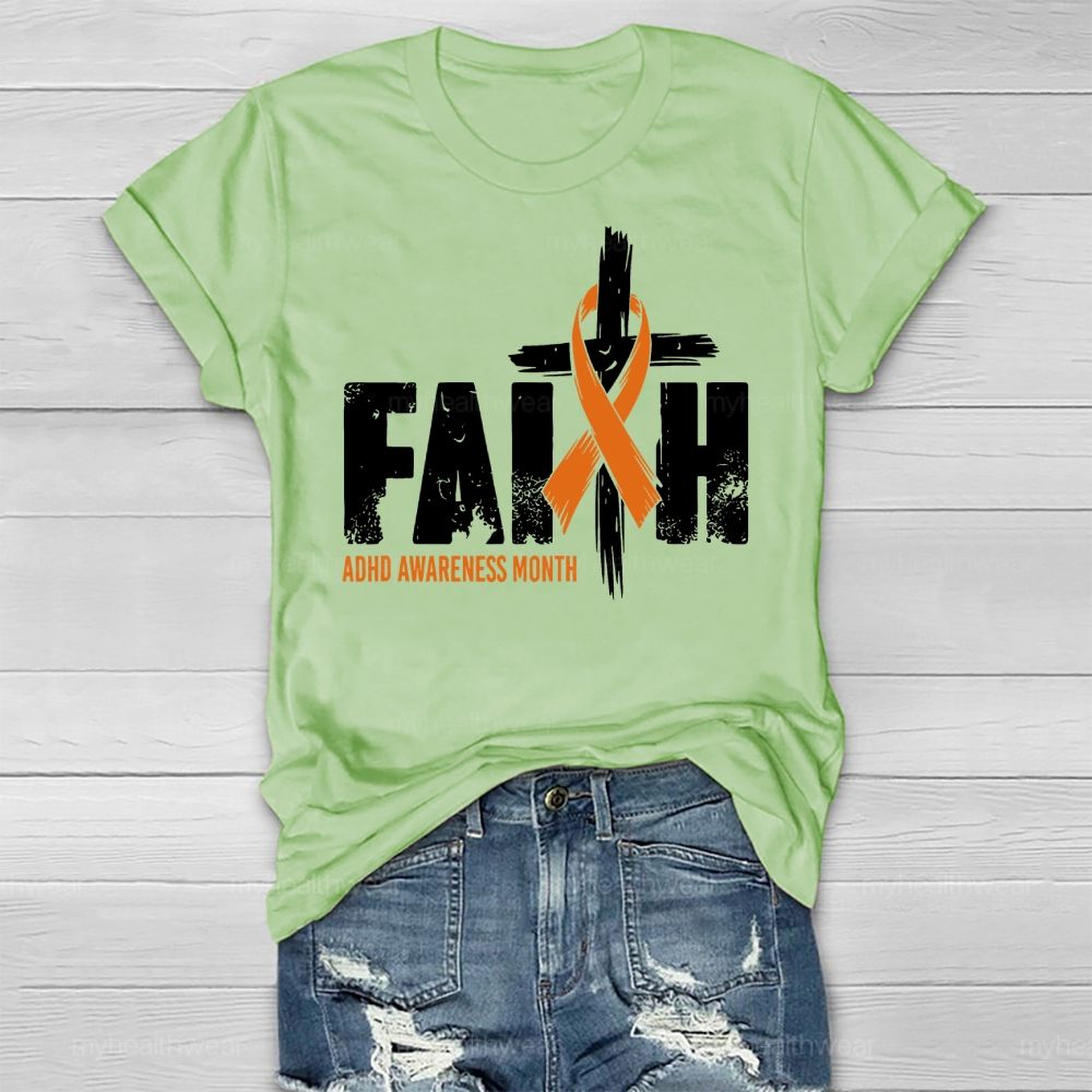 Faith ADHD Awareness Healthwear T-shirt