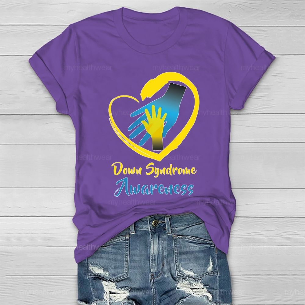 Down Syndrome Awareness Healthwear T-shirt