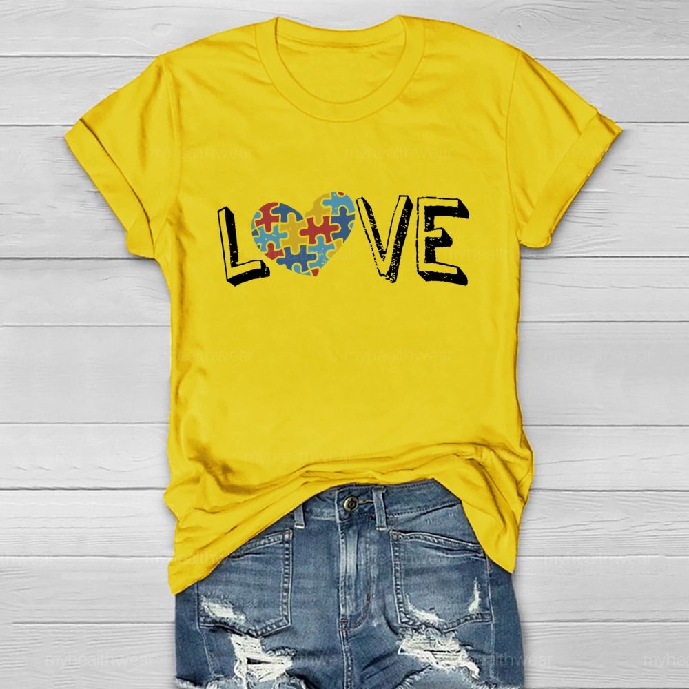 Love Puzzle Healthwear T-shirt