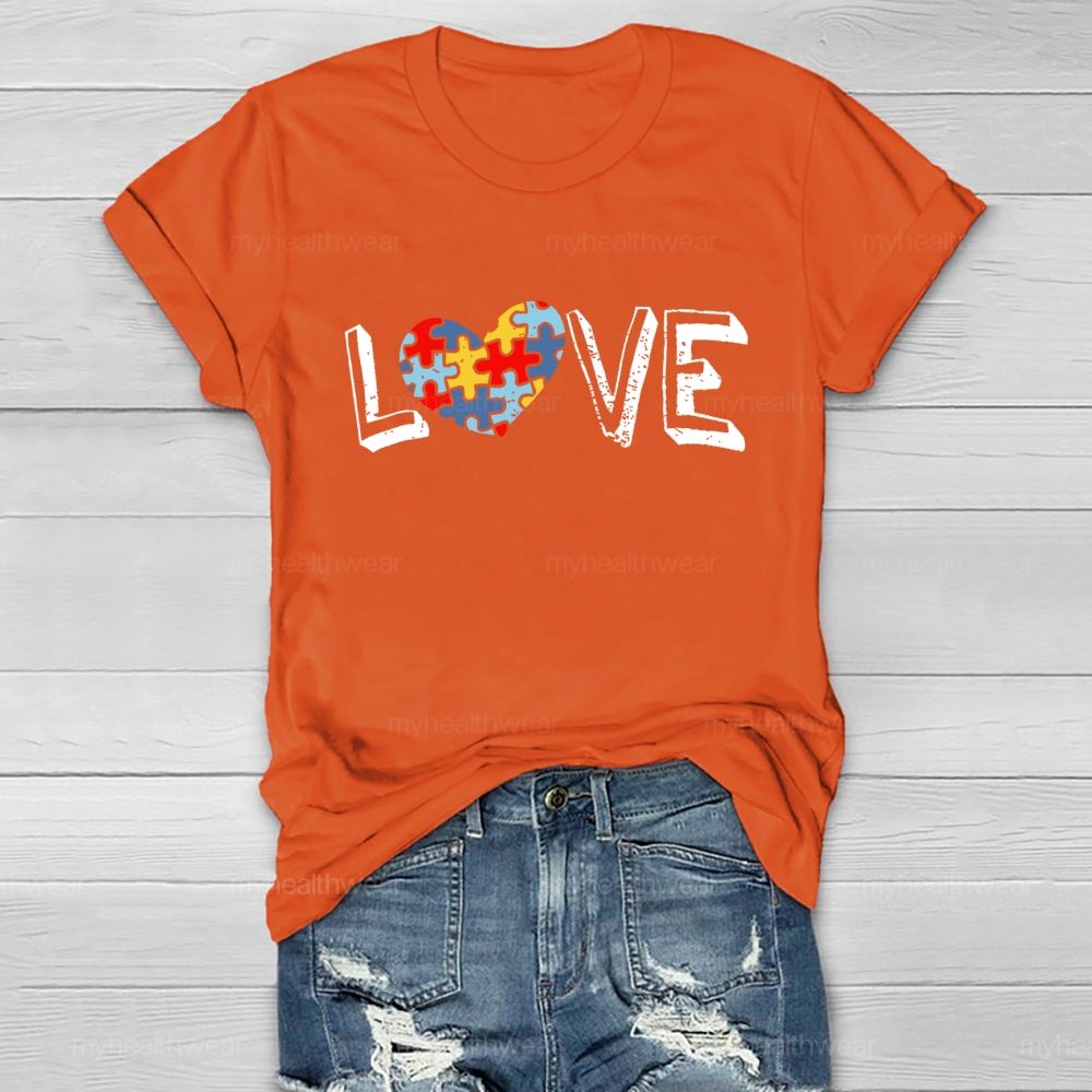 Love Puzzle Healthwear T-shirt