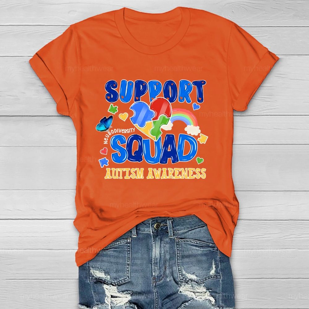 Autism Support Squad Autism Awareness Healthwear T-shirt