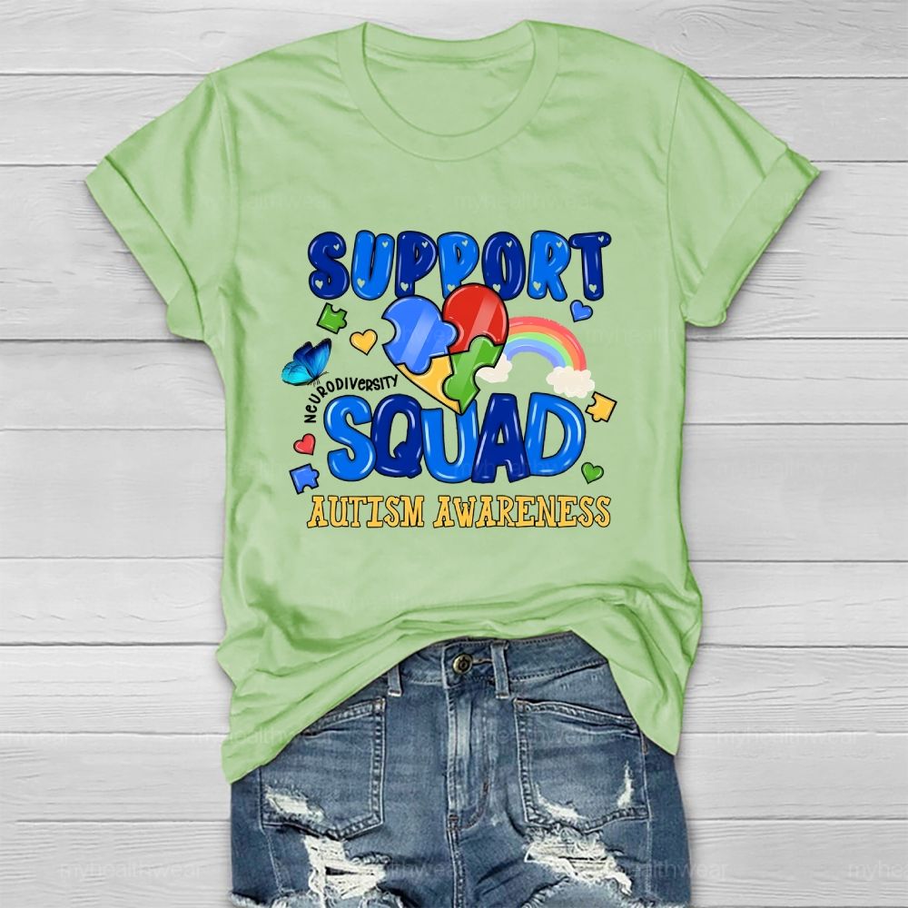 Autism Support Squad Autism Awareness Healthwear T-shirt