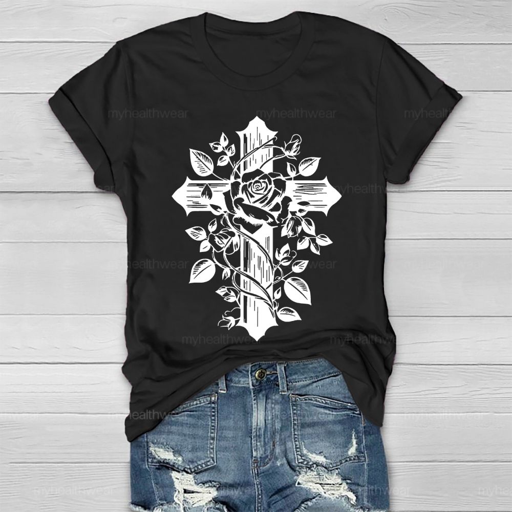 Cross Rose Healthwear T-shirt