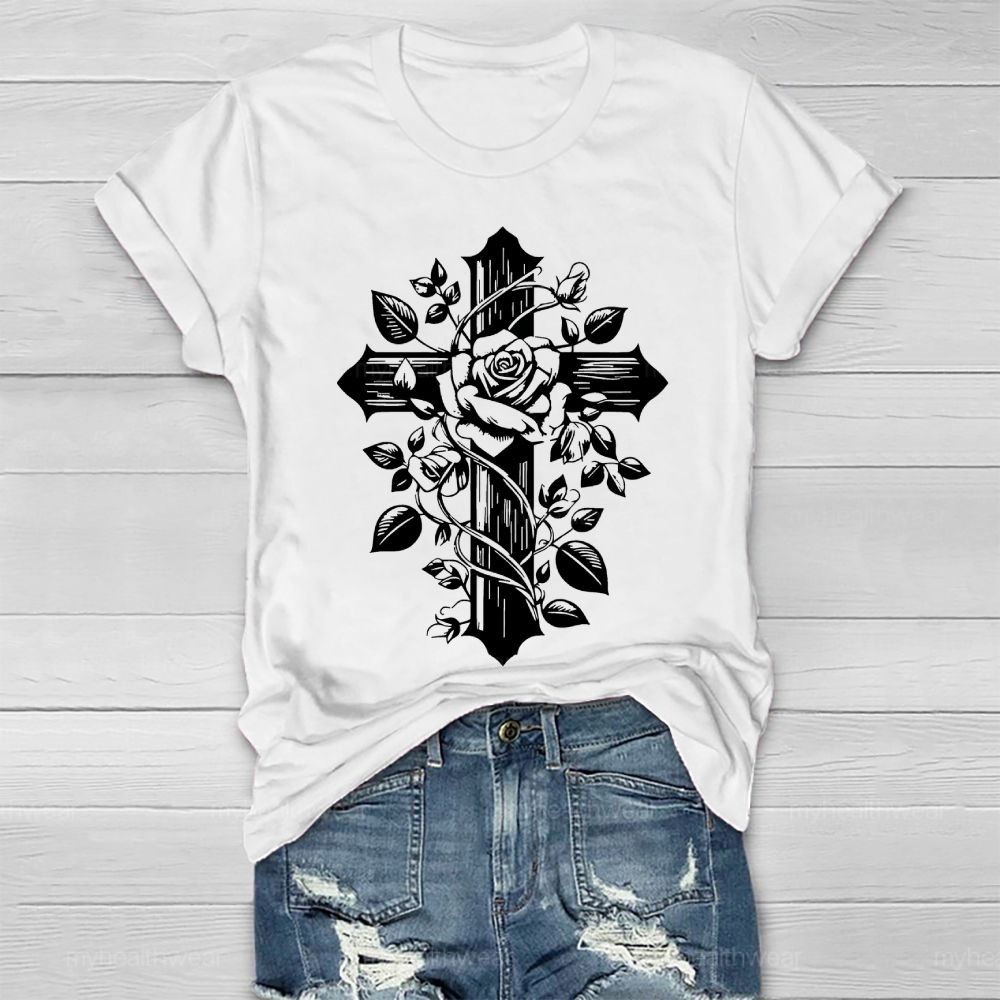 Cross Rose Healthwear T-shirt