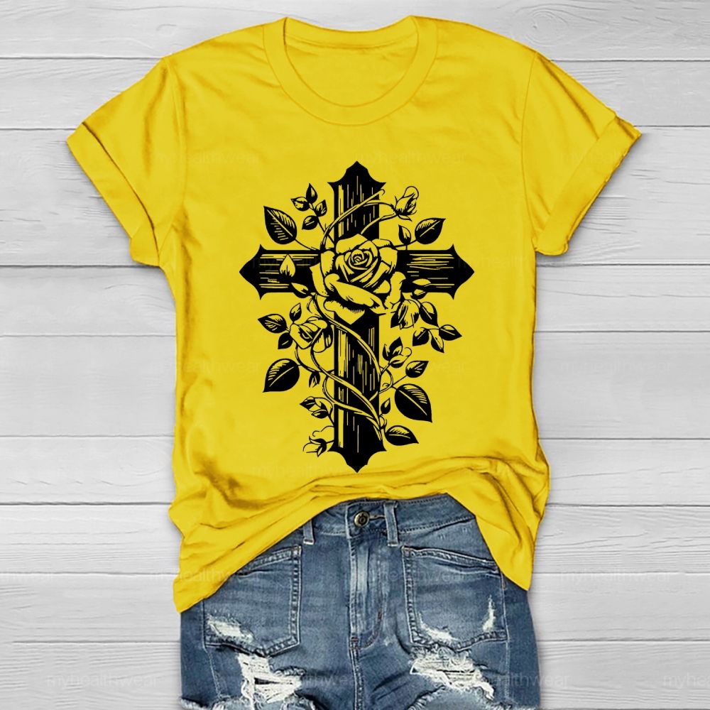 Cross Rose Healthwear T-shirt