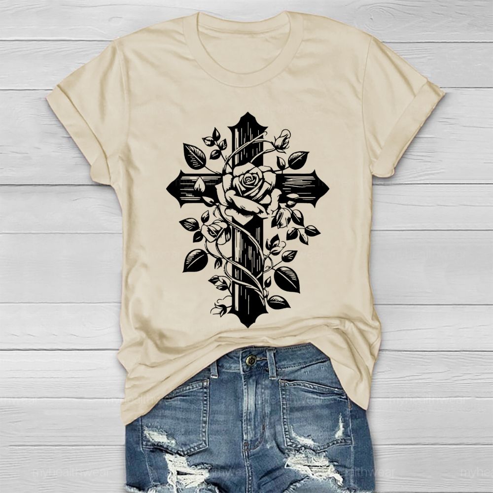 Cross Rose Healthwear T-shirt