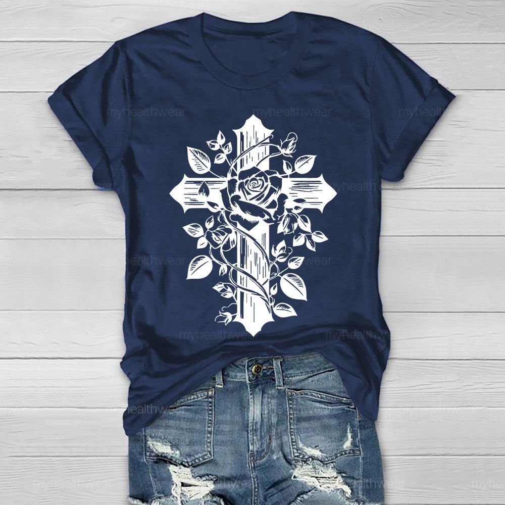 Cross Rose Healthwear T-shirt