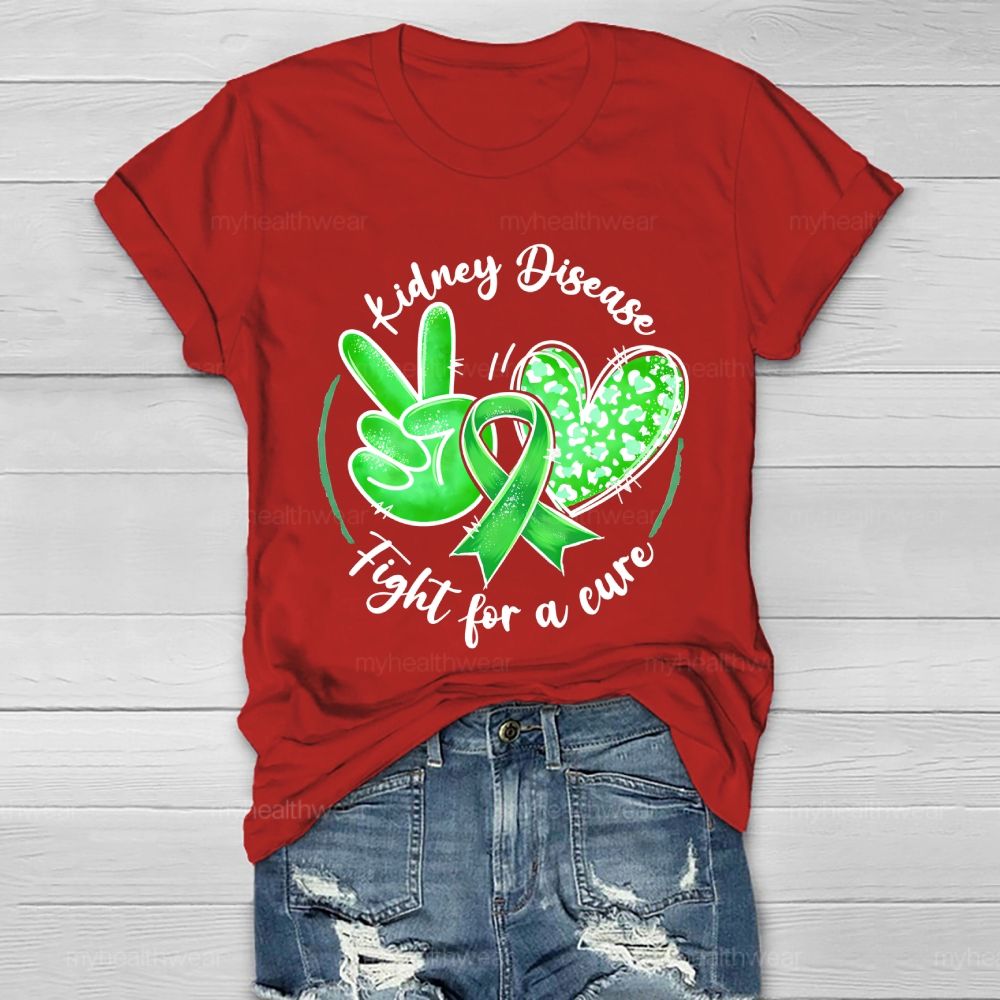 Kidney Disease Fight For A Cure Healthwear T-shirt