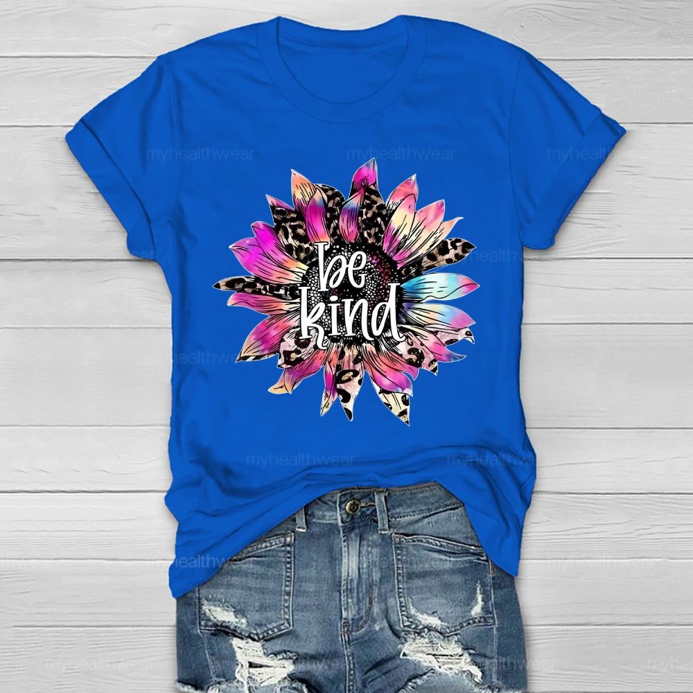 Be Kind Sunflower Healthwear T-shirt